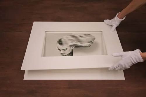 写真の額装